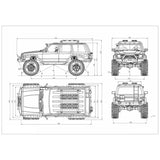 CROSSRC EMO X2 1/8 Electric Off Road Vehicle RC Crawler Car 4X4 Model 2025 2Speed Gearbox Light Shift Differential Lock Servo