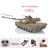 2.4Ghz Heng Long 1/16 Full Metal Chassis Ready To Run Radio Controlled IR TK16 Tank 3918 M1A2 Abrams Open Fire Smoking Flash 360