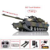 2.4Ghz Heng Long 1/16 Full Metal Chassis Ready To Run Radio Controlled IR TK16 Tank 3918 M1A2 Abrams Open Fire Smoking Flash 360