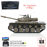 2.4Ghz Henglong 1/16 TK7.0 Plastic Version Walker Bulldog Remote Controlled Model Tank 3839 with 360 Turret Gearbox Smoke FPV