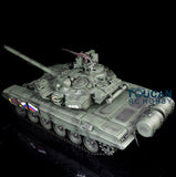 Refitted Henglong 1/16 Remote Controlled TK7.1 RTR 3938 T90 Tank W/ Metal Chassis Tracks 360 Turret BB IR Plastic Upper Hull
