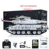 Heng Long 1/16 Military RC Tank Radio Controlled Panzer IDF Merkava MK IV 3958 Turret 360 Rotary Hobby Model DIY