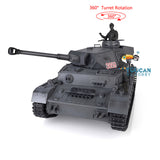 2.4G Henglong 1/16 TK7.0 Plastic German Panzer IV F2 RTR RC BB IR Model Tank 3859 W/ 360 Turret Tracks Sprockets Idlers Sound