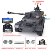 1/16 Scale TK7.0 Upgraded Henglong Panzer IV F2 RTR RC FPV Model Tank 3859 360 Turret Tracks Sprockets Idlers Road Wheels