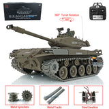 2.4Ghz Henglong 1/16 Scale TK7.0 Upgraded Mental Version Walker Bulldog RTR RC Model Tank 3839 With 360 Turret Tracks Sprockets