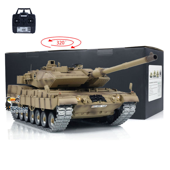 TD 1:16 RC Tank German Leopard2A7 Remote Control Infrared Battle Panzer Electric Car Metal Tracks Hobby DIY Model USB