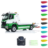 1:14 4X4 JDModel RC Hydraulic Tow Truck Remote Controlled Flatbed Wrecker Car Simulation Model 728*218.5*277.5mm