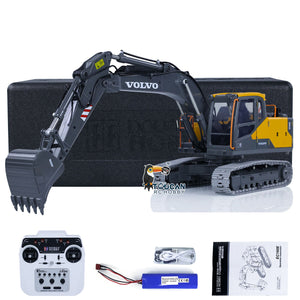 1:14 Double E E010 EC160E Full Alloy Metal RC Excavator Radio Controlled Engineering Vehicle Toys Hobby Model DIY