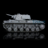 1/16 Scale TK7.0 Plastic Henglong FPV KV-1 Remote Controlled Ready To Run Model Tank 3878 360 Turret Steel Gearbox Tracks Idlers