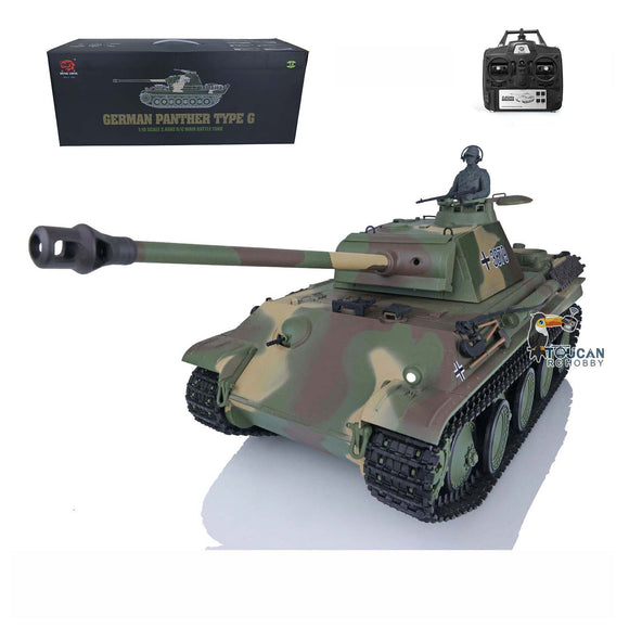 2.4G Henglong 1/16 Scale TK7.0 Plastic German Panther G Ready To Run Remote Controlled Tank Model 3879 Tracks Sprockets Idlers