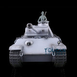 Henglong 1/16 TK7.0 Upgraded German Panther G FPV Ready To Run Remote Controlled Tank 3879 W/ 360 Turret Metal Tracks Idlers