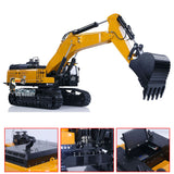 Kabolite K980 1/14 Hydraulic RC Excavator SY980H Giant PL18 Lite Radio Control Digger Metal Manual Quick Release Coupler Electric Hammer Ripper