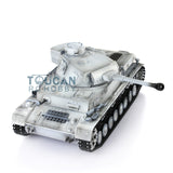 1/16 TK7.0 Customized Ver Henglong Panzer IV F2 RTR RC FPV BB IR Model Tank 3859 Metal Track Wheels W/ 360 Turret Smoke Sound