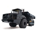 XDRC 1/14 6X6 Remote Control Dumper Car RC Hydraulic Articulated Truck Model With Servo Motor Sound Light Hydraulic System