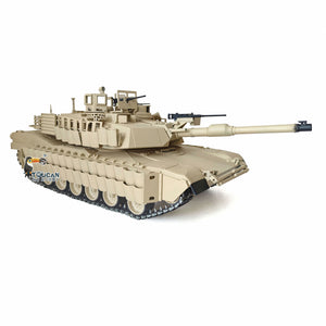 Full Metal Military RC Tank Model 1/16 Scale Abrams M1A2 3918 TUSK II Electronic Vehicles Wheels Upper Hull Chassis Speaker