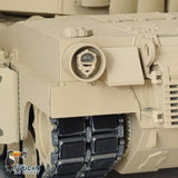 Full Metal Military RC Tank Model 1/16 Scale Abrams M1A2 3918 TUSK II Electronic Vehicles Wheels Upper Hull Chassis Speaker