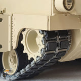 Full Metal Military RC Tank Model 1/16 Scale Abrams M1A2 3918 TUSK II Electronic Vehicles Wheels Upper Hull Chassis Speaker