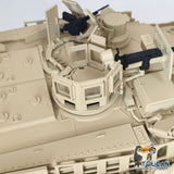 Full Metal Military RC Tank Model 1/16 Scale Abrams M1A2 3918 TUSK II Electronic Vehicles Wheels Upper Hull Chassis Speaker