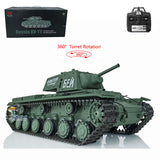 2.4G Henglong 1/16 Scale TK7.0 Plastic Soviet KV-1 Ready To Run Remote Controlled Tank 3878 360 Turret Tracks Sprockets Idlers