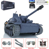 2.4Ghz Henglong 1/16 Tk7.0 Upgraded FPV German Stug III RTR Remote Controlled BB IR Tank 3868 Metal Tracks Sprockets Idlers Smoke