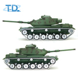 TD M60A3 USA 1/16 RC Tank Remote Control Battle Tanks Metal Wheel Track Sprocket Painted and Assembled 60*23*21cm