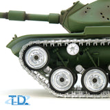 TD M60A3 USA 1/16 RC Tank Remote Control Battle Tanks Metal Wheel Track Sprocket Painted and Assembled 60*23*21cm