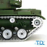 TD M60A3 USA 1/16 RC Tank Remote Control Battle Tanks Metal Wheel Track Sprocket Painted and Assembled 60*23*21cm