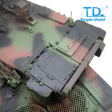 Tongde 1/16 German Leopard2A7 RC Tank Metal Tracks Remote Control Battle Panzers DIY Model Painted and Assembled 65*23*19cm