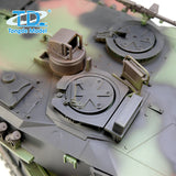 Tongde 1/16 German Leopard2A7 RC Tank Metal Tracks Remote Control Battle Panzers DIY Model Painted and Assembled 65*23*19cm