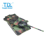 Tongde 1/16 German Leopard2A7 RC Tank Metal Tracks Remote Control Battle Panzers DIY Model Painted and Assembled 65*23*19cm