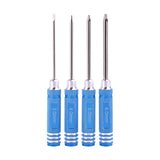 Metal Phillips Flathead Crosshead Slotted Screwdriver Set 3.0mm 4.0mm 5.0mm 6.0mm for 1/14 RC Cars RC Truck Model