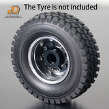JD Model 1/14 Metal Wheelhubs Wheel Rims for 1/14 Remote Controlled Tractor Truck DIY Car Model Spare Part Accessory Replacement