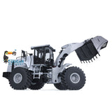 Metal 1/14 Hydraulic Loader RC Model Car 470 ESC Motor Servo Lights B6AC Charger Radio Controlled Construction Vehicles