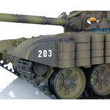 Henglong Military Remote Controlled Ready To Run Tank 1:16 TK7.0 Russian T72 3939 360 Turret Red Eyes Plastic Tracks Sprockets