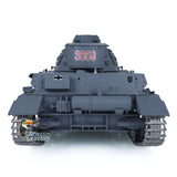 1/16 Scale TK7.0 Upgraded 2.4Ghz Henglong Panzer IV F2 Ready To Run Remote Controlled Tank 3859 W/ 360 Turret Tracks Sprockets