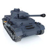 1/16 TK7.0 Customized Ver Henglong Panzer IV F2 RTR RC FPV BB IR Model Tank 3859 Metal Track Wheels W/ 360 Turret Smoke Sound