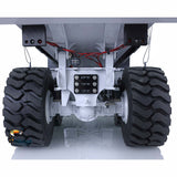 1/14 Metal 6x6 Hydraulic RC Articulated Truck Remote Control Tipper Dumper Model Motor ESC Lights Cylinder Construction Vehicle A40G
