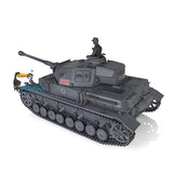 1/16 Scale TK7.0 Upgraded 2.4Ghz Henglong Panzer IV F2 Ready To Run Remote Controlled Tank 3859 W/ 360 Turret Tracks Sprockets