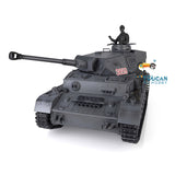 1/16 TK7.0 Customized Ver Henglong Panzer IV F2 RTR RC FPV BB IR Model Tank 3859 Metal Track Wheels W/ 360 Turret Smoke Sound