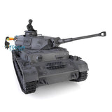 2.4Ghz Henglong 1/16 TK7.0 Customized Ver Panzer IV F2 RTR RC BB IR Tank 3859 W/ Metal Tracks Wheels 360 Turret Smoke Sound