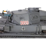 1/16 TK7.0 Customized Ver Henglong Panzer IV F2 RTR RC FPV BB IR Model Tank 3859 Metal Track Wheels W/ 360 Turret Smoke Sound