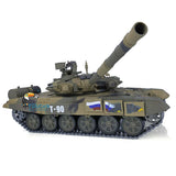 Upgraded Henglong 1/16 TK7.0 Russian T90 Ready To Run Radio Controlled Tank 3938 Metal Tracks Sprockets Idlers Smoke Sound