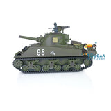 2.4G 1/16 Scale TK7.0 Henglong M4A3 Sherman Ready To Run Radio Controlled Tank 3898 360 Turret Plastic Tracks Sprockets Idlers