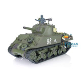 2.4G 1/16 Scale TK7.0 Henglong M4A3 Sherman Ready To Run Radio Controlled Tank 3898 360 Turret Plastic Tracks Sprockets Idlers