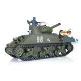 Henglong 1/16 TK7.0 Plastic USA M4A3 Sherman 360 Turret Barrel Recoil Remote Controlled Ready To Run Tank 3898 Tracks Sprockets