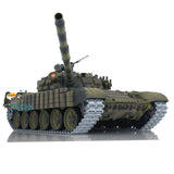 1:16 TK7.0 Upgraded Henglong Radio Controlled Ready To Run Tank T72 360 Rotation Metal Tracks W/ Paired Linkages Smoke Sound