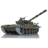 1:16 TK7.0 Upgraded Henglong Radio Controlled Ready To Run Tank T72 360 Rotation Metal Tracks W/ Paired Linkages Smoke Sound