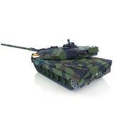 2.4Ghz Henglong 1/16 TK7.0 Leopard2A6 Remote Controlled Ready To Run Tank 3889 360 Barrel Recoil Metal Idlers Sprockets Tracks