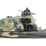 Henglong 1/16 TK7.0 Plastic FPV Ready To Run Remote Controlled King Tiger Tank 3888A 360 Turret Barrel Recoil Steel Gearbox