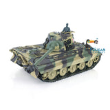 Henglong 1/16 TK7.0 Plastic FPV Ready To Run Remote Controlled King Tiger Tank 3888A 360 Turret Barrel Recoil Steel Gearbox